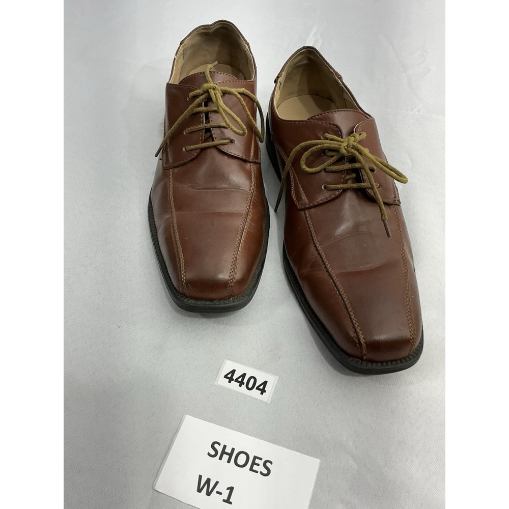Men’s Alberto Fellini Oxford Shoes 10.5 Brown Square Toe Lace Up